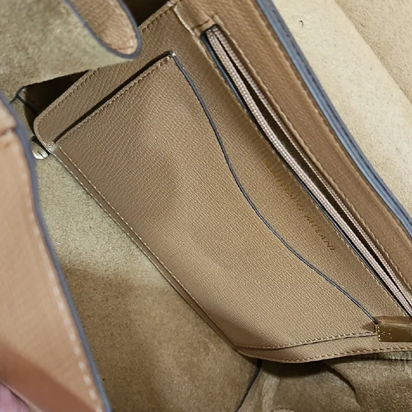 Elegant Tan Satchel Bag - Picture 6 of 7